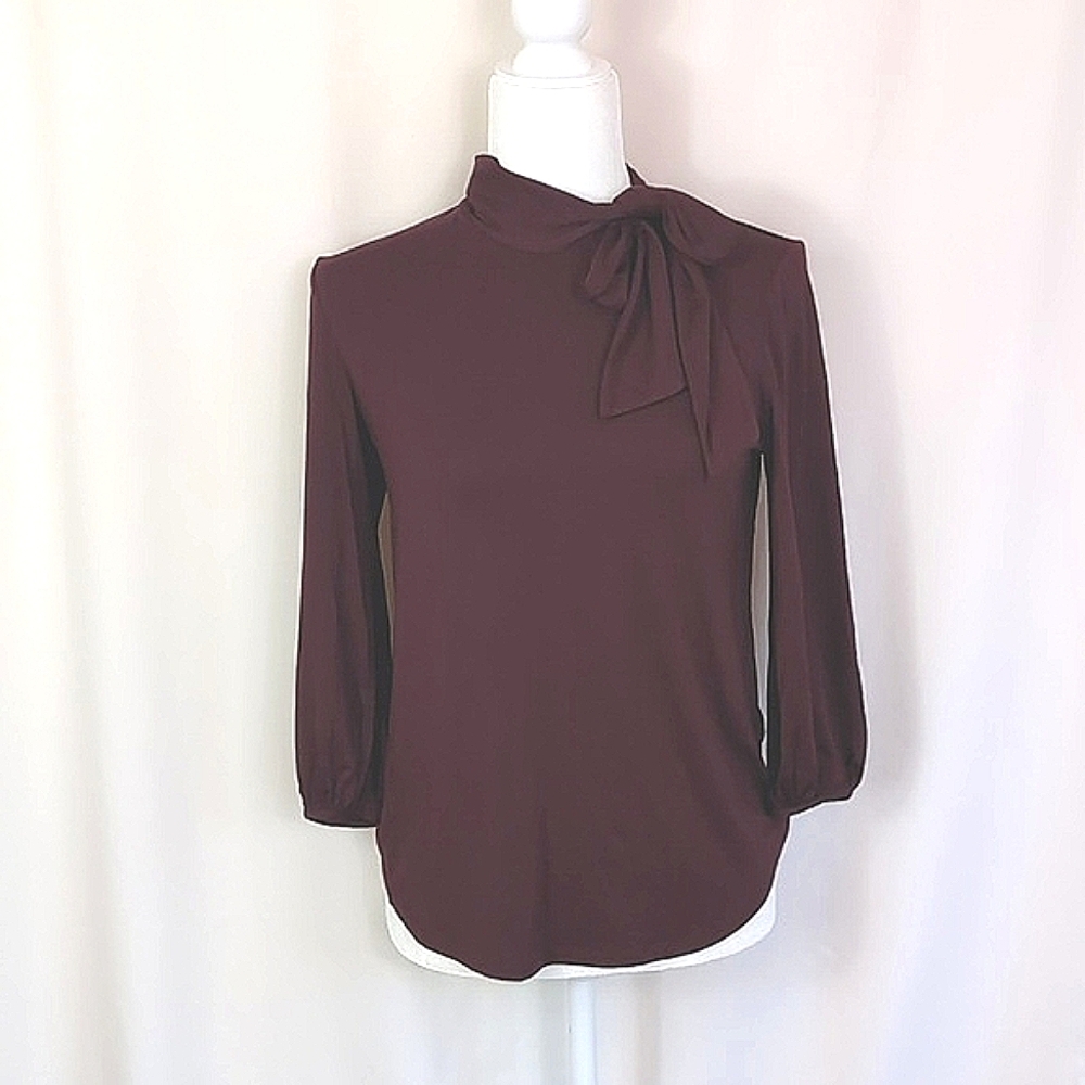 Amour Vert Plum Reeta Top in Plum